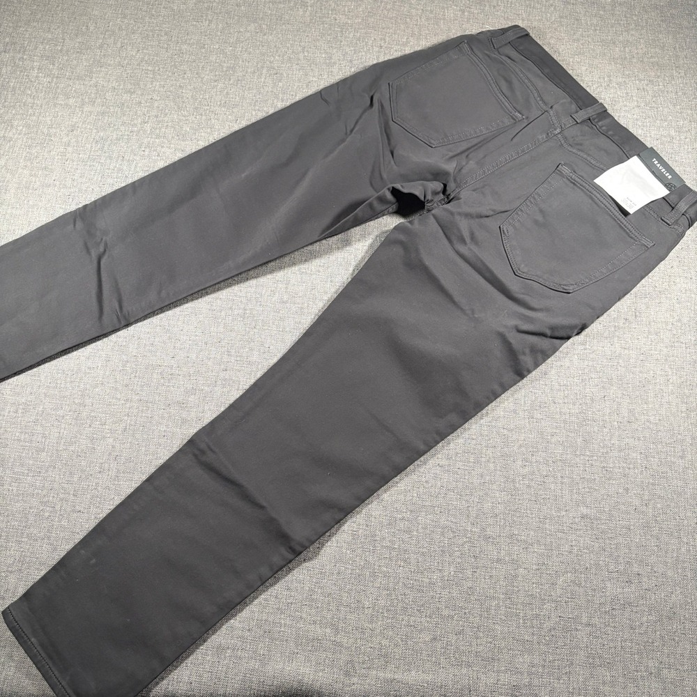 NEW Banana Republic Traveler Pants Mens 30x30 Grey Slim Fit Stretch Chino